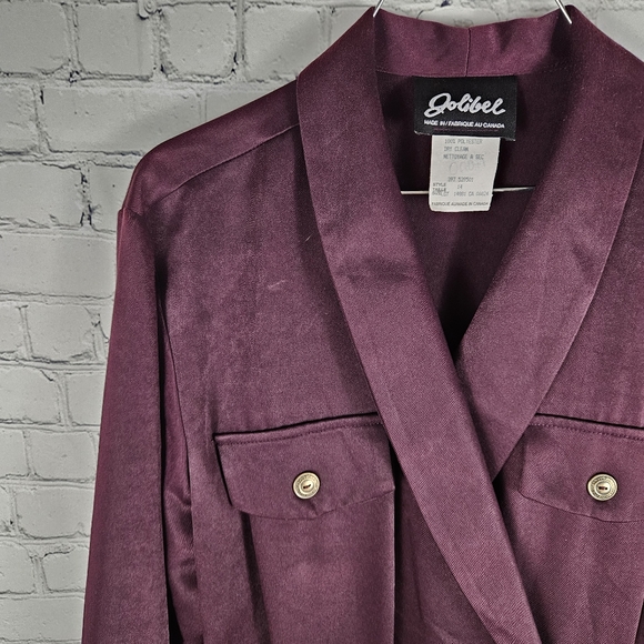 JOLIBEL | vintage ultrasuede belted pocket blazer dress - Picture 3 of 7